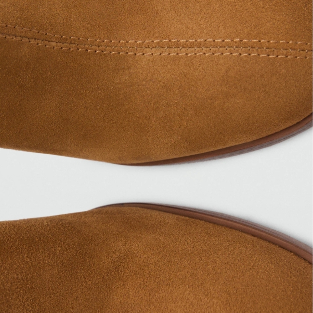 Mango Tan Suede Ankle Boots - Picture 7 of 7